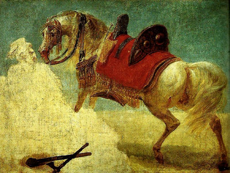 Baron Antoine-Jean Gros cheval arabe Sweden oil painting art